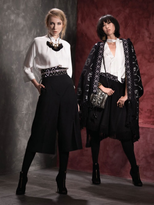 Looks from Shanghai Tang’s autumn/winter 2016 collection